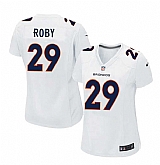 Women Nike Denver Broncos #29 Bradley Roby 2016 White Game Event Jersey,baseball caps,new era cap wholesale,wholesale hats